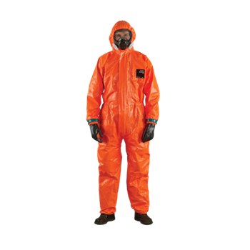 Ansell Chemical- and Flame-Resistant Coveralls, Quantity: Each of
