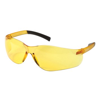 Picture of Kleenguard Purity V20 Yellow Amber Polycarbonate Standard Safety Glasses (Main product image)