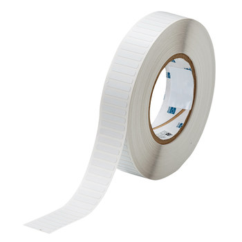 Picture of Brady White Polyimide Thermal Transfer THT-42-497-10 Die-Cut Thermal Transfer Printer Label Roll (Main product image)