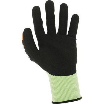 Mechanix Wear SpeedKnit M-Pact Hi-Viz S5DP91 Fluorescent Yellow Large Work Gloves - S5DP-91-009