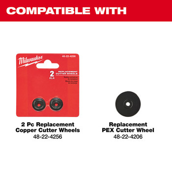Milwaukee Quick Adjust Copper Tubing Cutter 48-22-4253 - 2.625 in Capacity