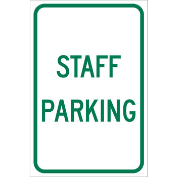 Picture of Brady B-959 Aluminum Rectangle White English Parking Restriction, Permission & Information Sign part number 115633 (Main product image)