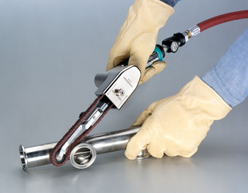 Dynabrade Dynafile II Abrasive Belt Tool - 1/4 in NPT Inlet - 0.4 hp - 40352