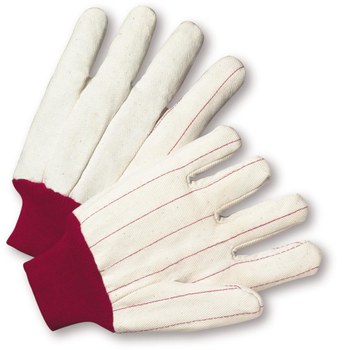Picture of West Chester K81SPNJRI Red/White XL Cotton/Polyester Full Fingered General Purpose Gloves (Main product image)