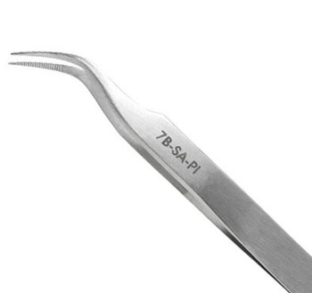 Picture of Excelta Two Star 4 1/2 in Utility Tweezers 7B-SA-PI (Main product image)