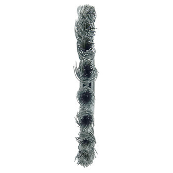 Weiler Roughneck 08775 Wheel Brush - 6 in Dia - Knotted - Stringer Bead Steel Bristle