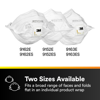 3M VFlex Particulate Respirator 17397 - Size Standard - White