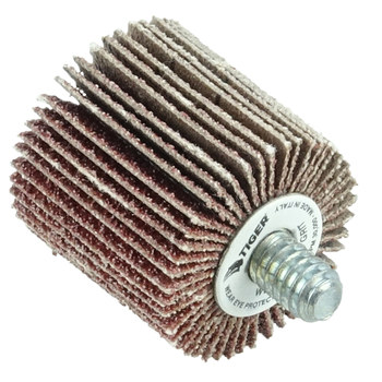 Weiler Tiger Flap Wheel 52601 - Aluminum Oxide - 1 in - Medium