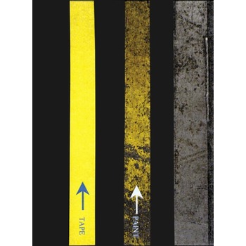 3M 7100044645 Yellow Marking Tape - 1/4 in Width x 36 yd Length - 5.2 mil Thick - 05818