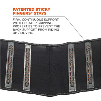 Ergodyne Proflex Back Support Belt 2000SF 11281 - Size X-Small - Black