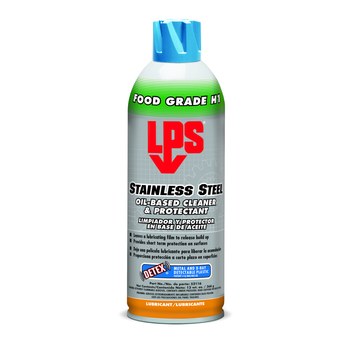 LPS Stainless Steel Metal Cleaner, 16 oz Aerosol Can, 52116