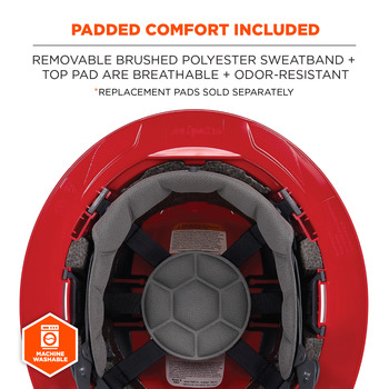 Ergodyne Skullerz Safety Helmet 8964 60564 - Red