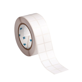 Picture of Brady Stainerbondz White Polyester Thermal Transfer THT-141-481-3 Die-Cut Thermal Transfer Printer Label Roll (Main product image)