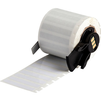 Picture of Brady White Polyester Thermal Transfer PTL-28-473 Die-Cut Thermal Transfer Printer Label Roll (Main product image)