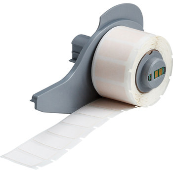Picture of Brady White Self-Extinguishing Polyimide Thermal Transfer M71-17-472 Die-Cut Thermal Transfer Printer Label Roll (Main product image)