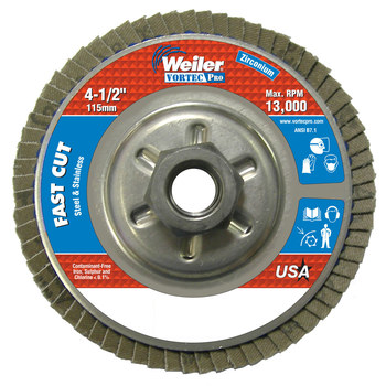 Picture of Weiler Vortec Pro Flap Disc 31312 (Main product image)