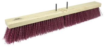 Weiler Pro-Flex 446 Push Broom Head - 24 in - Polypropylene - Maroon - 44604