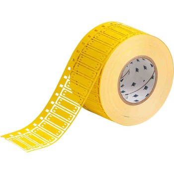 Brady Nomex HSNX-400-2-YL-S Die-Cut Printer Label Roll - 2.2 in x 0.41 in - Nylon - Yellow - B-508 - 99954