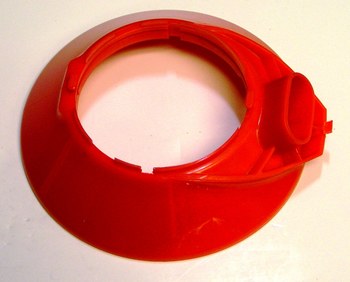 3M Random Orbital Sander - Two-Hand Multihole Shroud Red 30345