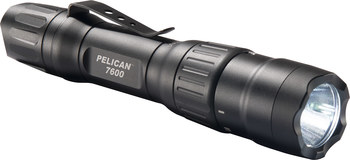 Pelican 7600 Black Flashlight - Rechargeable - 695 Lumens 3 LEDs Batteries Included - 13897