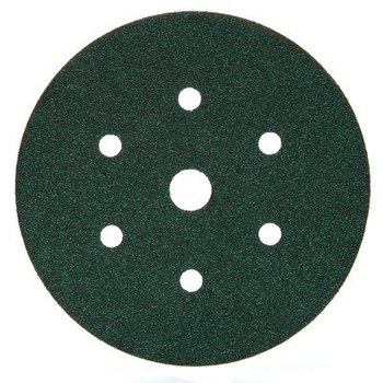 3M Green Corps Hookit Hook & Loop Disc 00612 - Ceramic Aluminum Oxide - 6 in - 80