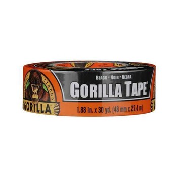 Gorilla Duct Tape 105633, 1.88 in x 30 yd, Black | RSHughes.com