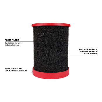 Milwaukee Wet/Dry Vacuum Filter - 49-90-1990