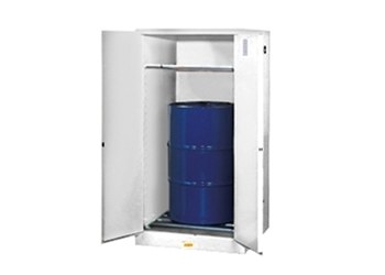 Picture of Justrite Sure-Grip EX 55 gal White Steel Hazardous Material Storage Cabinet (Main product image)
