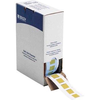 Picture of Brady PermaSleeve Yellow Polyolefin Thermal Transfer BM-500-1-342-YL Heat Shrink Wire & Cable Labels (Main product image)