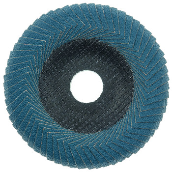 Weiler Tiger Angled Flap Disc 51302 - Zirconium - 4-1/2 in - 80 - Medium