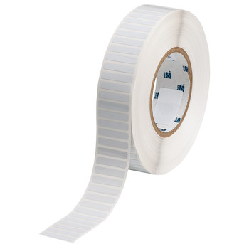 Picture of Brady White Polyimide Thermal Transfer THT-43-478-10 Die-Cut Thermal Transfer Printer Label Roll (Main product image)
