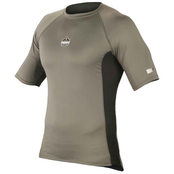 Ergodyne Core Performance Work Wear High Visibility Shirt 6410 40014 - Gray