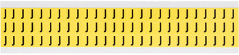 Picture of Brady 34 Series Black on Yellow Indoor Vinyl Cloth 34 Series 3410-J Letter Label (Main product image)