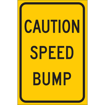 Picture of Brady B-959 Aluminum Rectangle Yellow English Stop Signs, Traffic Control Signs & Banners Sign part number 115584 (Main product image)