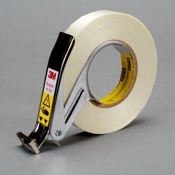 3M Scotch 8915 Clear Filament Strapping Tape - 24 mm Width x 110 m Length - 6 mil Thick - 53951