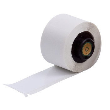 Picture of Brady White Polyester Thermal Transfer PTL-22-423 Die-Cut Thermal Transfer Printer Label Roll (Main product image)