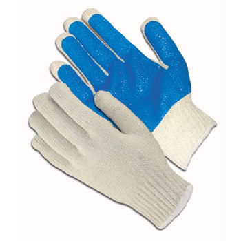 Picture of PIP 37-C2110PC Blue/White Large Cotton/Polyester Full Fingered General Purpose Gloves (Main product image)