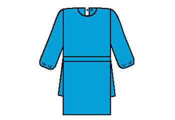 Picture of Kimberly-Clark KC200 Blue XL Examination Gown (Main product image)