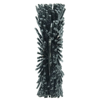 Weiler Burr-Rx 17542 Wheel Brush - 2 in Dia - Crimped Round Nylon Bristle