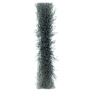 Weiler 00135 Wheel Brush - 4 in Dia - Crimped Steel Bristle