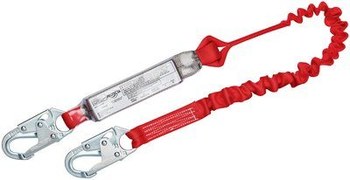 Click to view product media gallery Protecta PRO Pack Shock-Absorbing Lanyard 1341101, 6 ft, Red - 01152