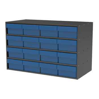 Picture of Akro-Mils AD3517C88 Akrodrawers 120 lb Charcoal Gray Powder Coated, Textured Stackable Cabinet (Main product image)