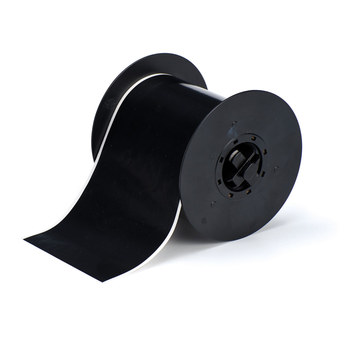 Brady B30C-4000-569-BK Printer Label Roll - 4 in x 100 ft - Polyester - Black - B-569 - 21013