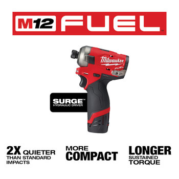 Milwaukee M12 FUEL SURGE Hydraulic Driver Kit - 2551-22
