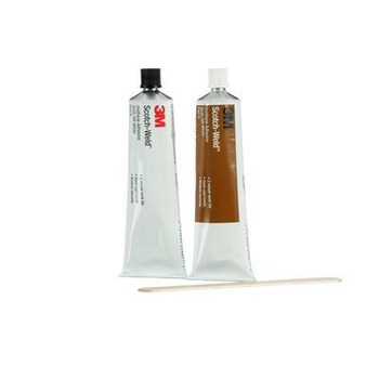 3M Scotch-Weld 3535 Two-Part Base & Accelerator (B/A) Tan Urethane Adhesive - Paste 2 fl oz Kit - 20887