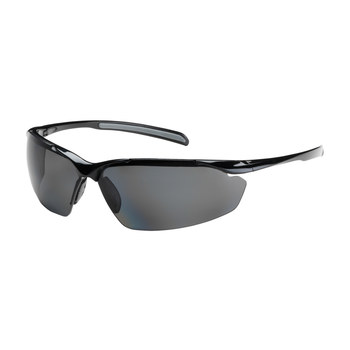 Picture of Bouton Optical Commander 250-33 Polarized Gray Gloss Black Polycarbonate Standard Safety Glasses (Main product image)