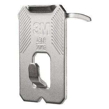 3M CLAW Stainless Steel Drywall Picture Hanger - 1.6 in Length x 1.1 in Width 45 lb Weight Capacity - 66159