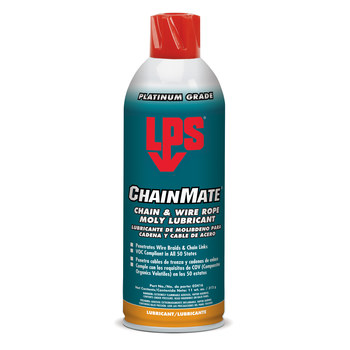 LPS ChainMate Black Penetrating Lubricant - 11 oz Aerosol Can - 02416
