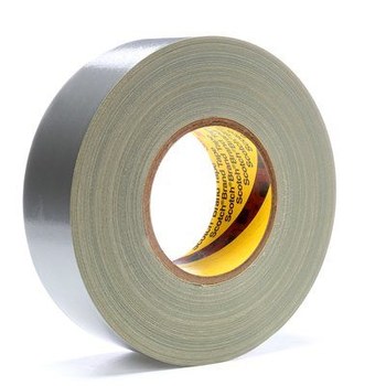 3M Scotch 393 Silver Duct Tape - 48 mm Width x 60 yd Length - 12 mil Thick - 03027