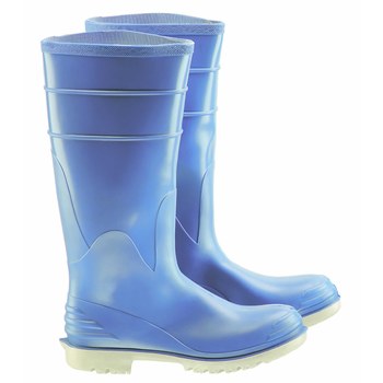 Picture of Dunlop Bluemax 89101 Blue/Off-White 8 Plain Toe Work Boots (Main product image)